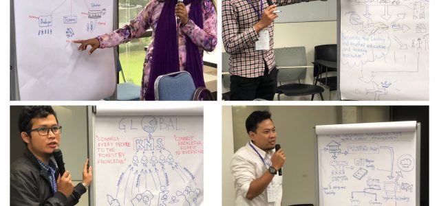 As part of the Knowledge Strategy Certificate, we are working with delegations from Indonesia and Bangladesh on a visioning exercise.