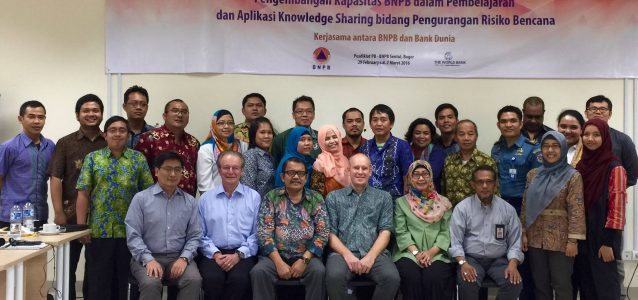 LKL is currently working with a World Bank Team in Indonesia to strengthen the capacity of the Disaster Management Agency (BNPB) to capture and share