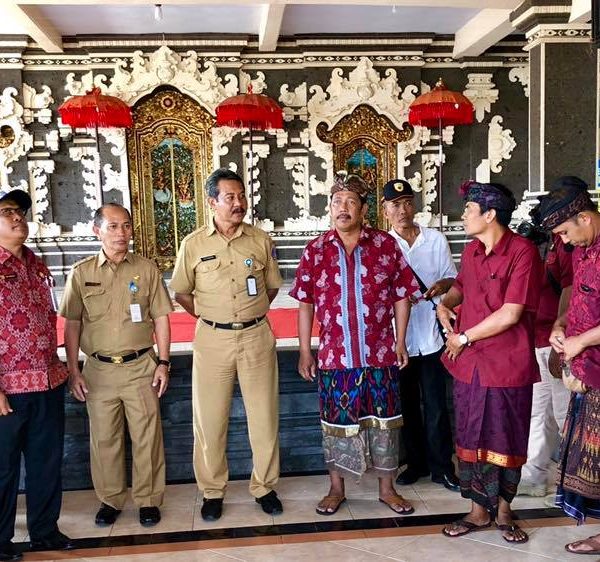 Visiting one of the municipalities in Bali to discuss a water supply project with all stakeholders - - government, local community, water supply compa