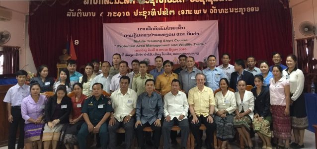 We are currently in Lao to continue our support to the Faculty of Forest Services of the National University as they build local capacity in the manag