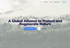 Image may contain: sky and cloud, text that says 'Home Who We Are Events Join the Alliance DONATE #EndPandemics A Global Alliance to Protect and Regenerate Nature MAKE DONATION WATCHVIDEO'